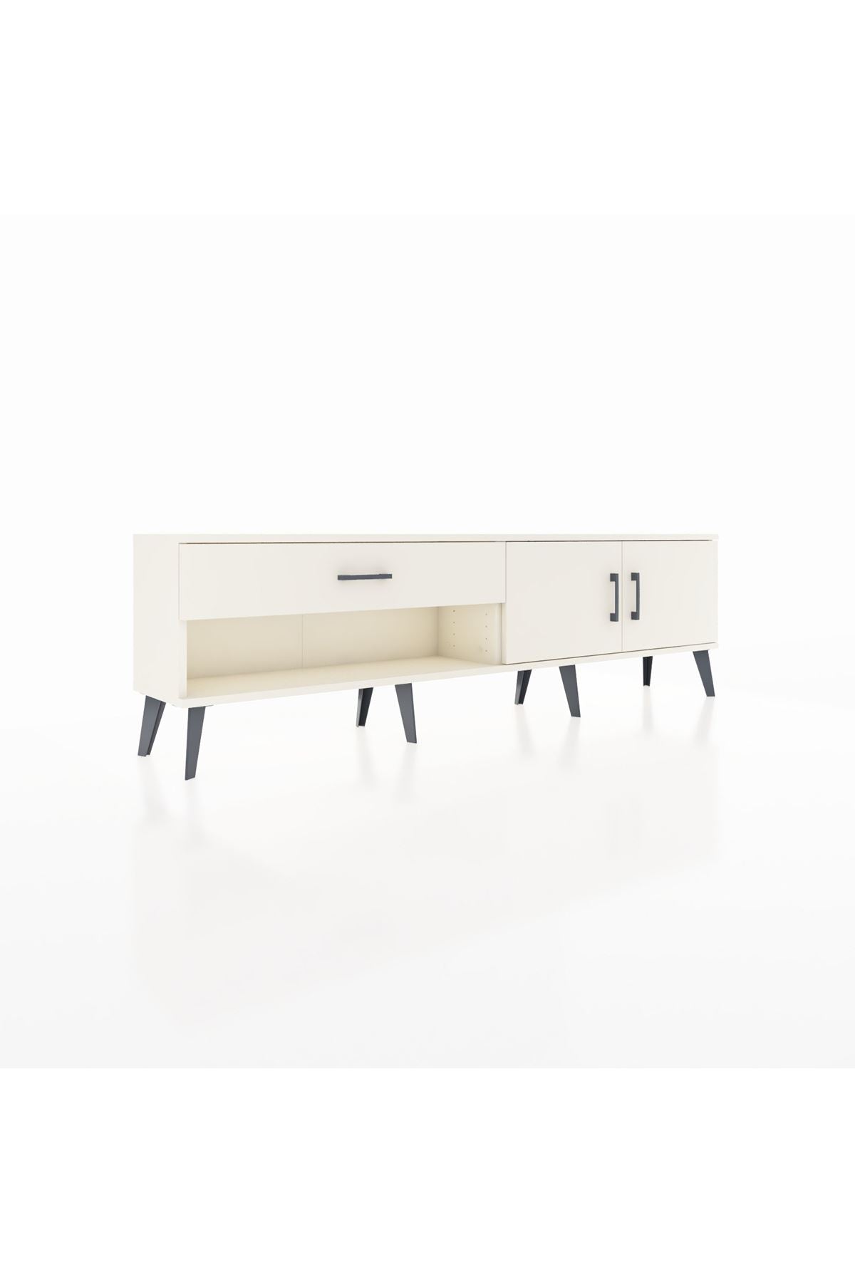 Arges TV Ünitesi Tek Raflı Tek Çekmeceli 2 Kapaklı 176x30x51 Aytaşı-Aytaşı/Aytaşı