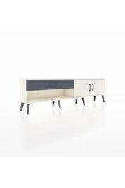 Arges TV Ünitesi Tek Raflı Tek Çekmeceli 2 Kapaklı 176x30x51 Aytaşı-Aytaşı/Antrasit