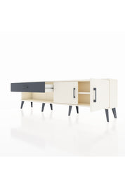 Arges TV Ünitesi Tek Raflı Tek Çekmeceli 2 Kapaklı 176x30x51 Aytaşı-Aytaşı/Antrasit