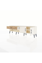 Arges TV Ünitesi Tek Raflı Tek Çekmeceli 2 Kapaklı 176x30x51 Aytaşı-Aytaşı/Çam