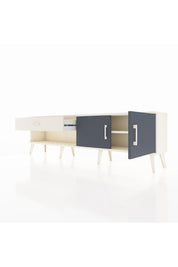 Arges TV Ünitesi Tek Raflı Tek Çekmeceli 2 Kapaklı 176x30x51 Aytaşı-Antrasit/Aytaşı