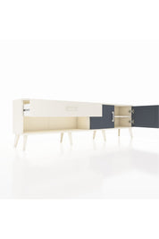 Arges TV Ünitesi Tek Raflı Tek Çekmeceli 2 Kapaklı 176x30x51 Aytaşı-Antrasit/Aytaşı