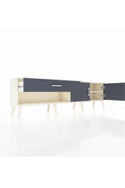 Arges TV Ünitesi Tek Raflı Tek Çekmeceli 2 Kapaklı 176x30x51 Aytaşı-Antrasit/Antrasit