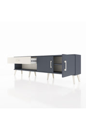 Arges TV Ünitesi Tek Raflı Tek Çekmeceli 2 Kapaklı 176x30x51 Antrasit-Antrasit/Aytaşı