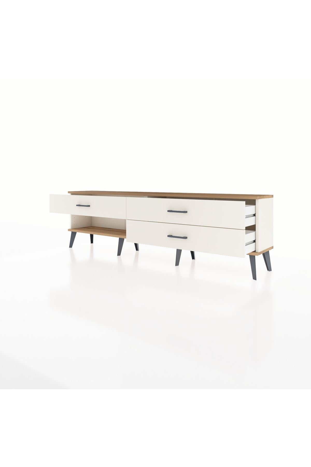 Arges TV Ünitesi 3 Çekmeceli  176x30x51 Aytaşı-Çam/Aytaşı