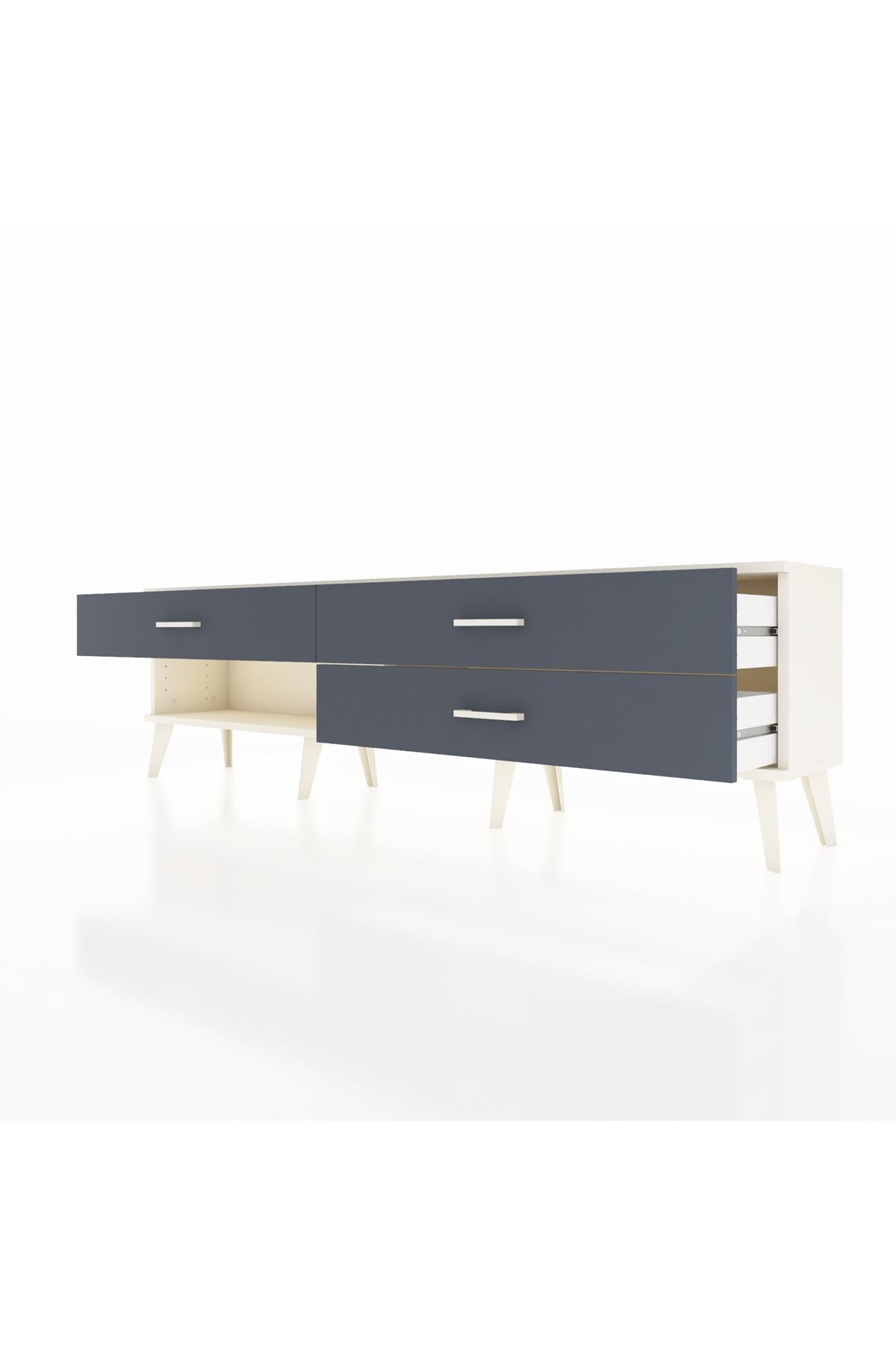 Arges TV Ünitesi 3 Çekmeceli  176x30x51 Aytaşı-Aytaşı/Antrasit