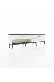 Arges TV Ünitesi 3 Çekmeceli  176x30x51 Aytaşı-Antrasit/Aytaşı