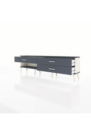 Arges TV Ünitesi 3 Çekmeceli  176x30x51 Aytaşı-Antrasit/Antrasit