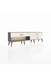 Arges TV Ünitesi 3 Çekmeceli  176x30x51 Antrasit-Çam/Aytaşı