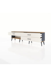 Arges TV Ünitesi 3 Çekmeceli  176x30x51 Antrasit-Çam/Aytaşı