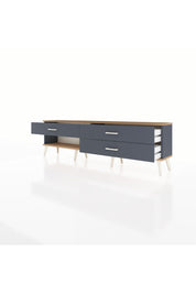 Arges TV Ünitesi 3 Çekmeceli  176x30x51 Antrasit-Çam/Antrasit