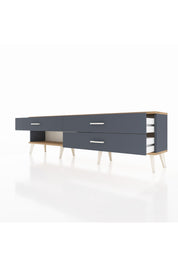 Arges TV Ünitesi 3 Çekmeceli  176x30x51 Antrasit-Çam/Antrasit