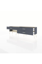 Arges TV Ünitesi 3 Çekmeceli  176x30x51 Antrasit-Aytaşı/Antrasit