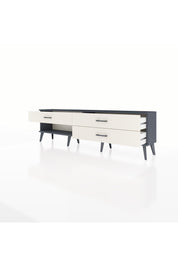 Arges TV Ünitesi 3 Çekmeceli  176x30x51 Antrasit-Antrasit/Aytaşı