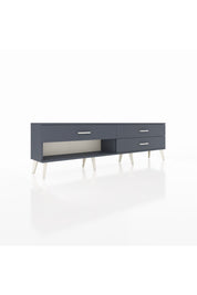 Arges TV Ünitesi 3 Çekmeceli  176x30x51 Antrasit-Antrasit/Antrasit