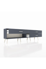 Arges TV Ünitesi 3 Çekmeceli  176x30x51 Antrasit-Antrasit/Antrasit