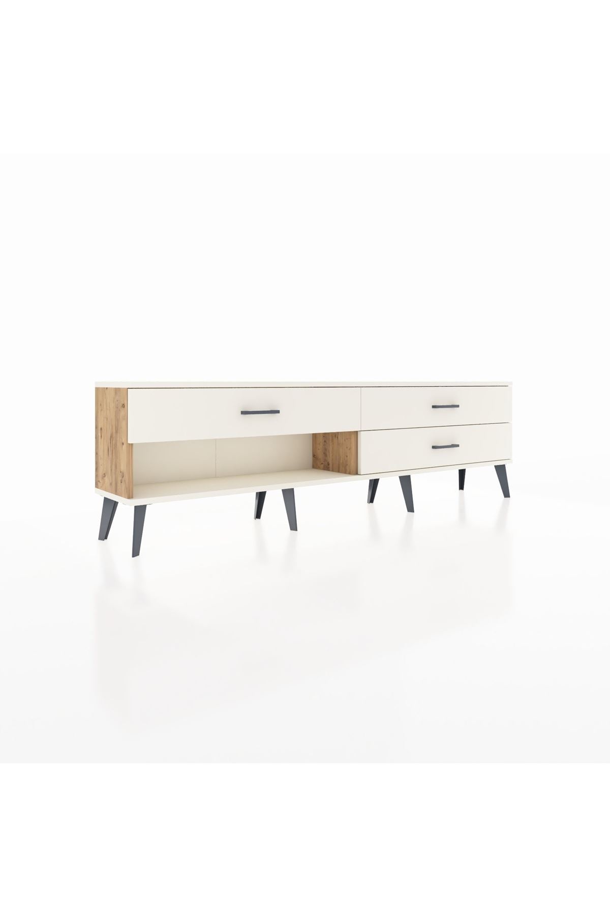 Arges TV Ünitesi 3 Çekmeceli  176x30x51 Çam-Aytaşı/Aytaşı