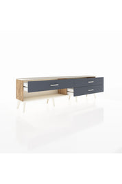 Arges TV Ünitesi 3 Çekmeceli  176x30x51 Çam-Aytaşı/Antrasit