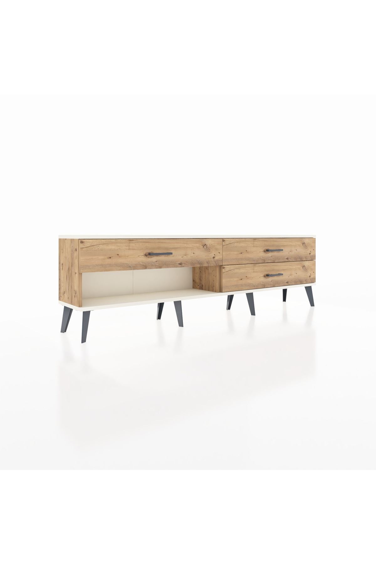 Arges TV Ünitesi 3 Çekmeceli  176x30x51 Çam-Aytaşı/Çam