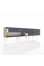 Arges TV Ünitesi 3 Çekmeceli  176x30x51 Çam-Antrasit/Antrasit