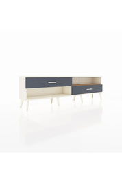 Arges TV Ünitesi Tek Raflı 2 Çekmeceli  176x30x51 Aytaşı-Çam/Antrasit