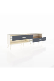 Arges TV Ünitesi Tek Raflı 2 Çekmeceli  176x30x51 Aytaşı-Çam/Antrasit