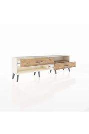 Arges TV Ünitesi Tek Raflı 2 Çekmeceli  176x30x51 Aytaşı-Çam/Çam