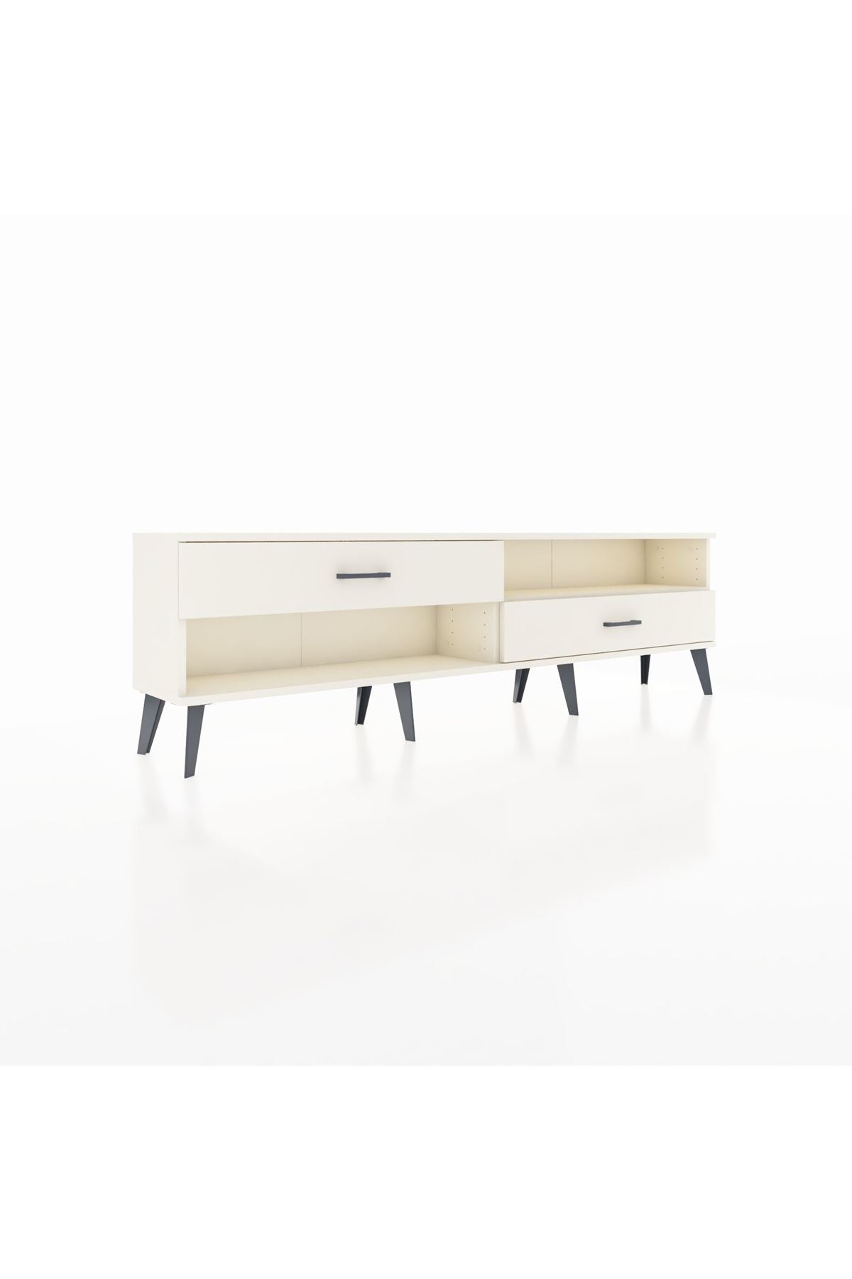 Arges TV Ünitesi Tek Raflı 2 Çekmeceli  176x30x51 Aytaşı-Aytaşı/Aytaşı