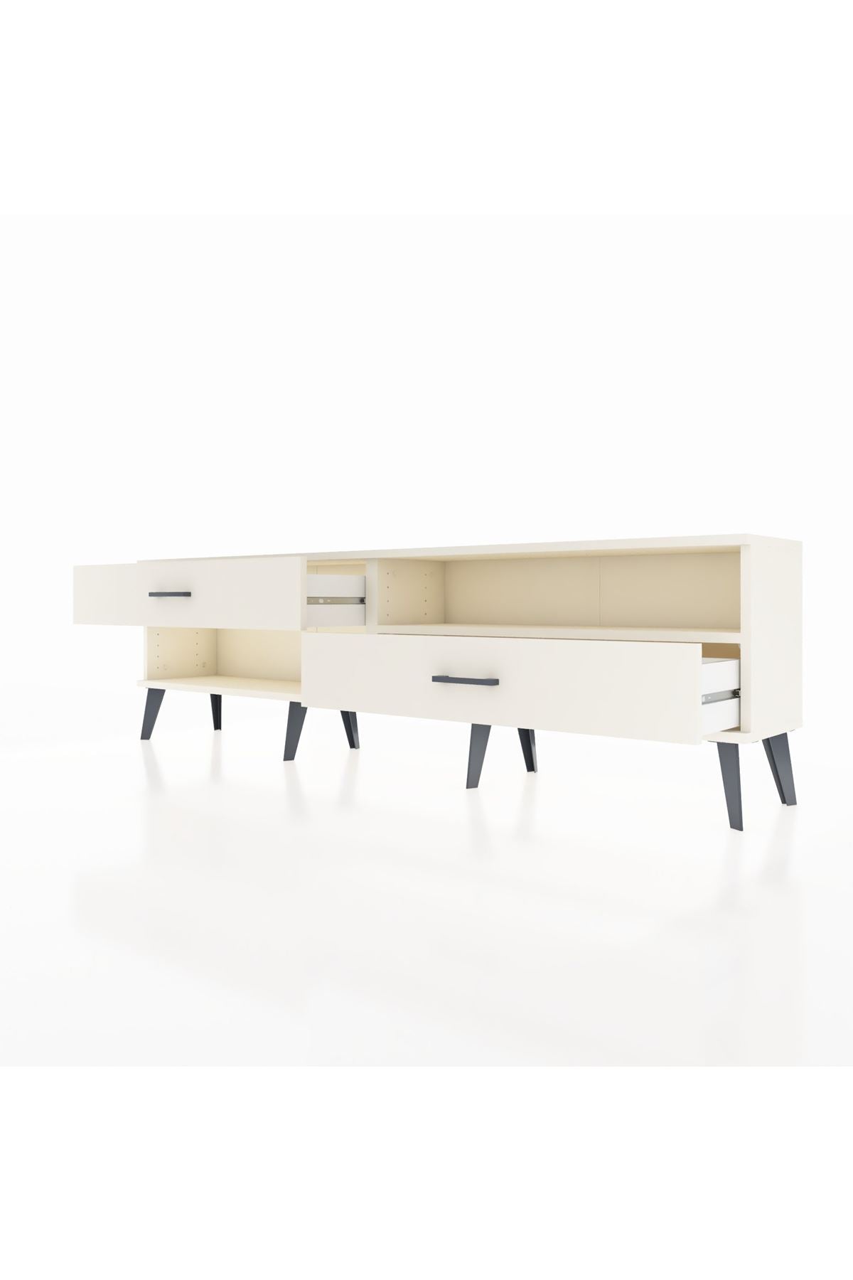 Arges TV Ünitesi Tek Raflı 2 Çekmeceli  176x30x51 Aytaşı-Aytaşı/Aytaşı