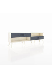 Arges TV Ünitesi Tek Raflı 2 Çekmeceli  176x30x51 Aytaşı-Aytaşı/Antrasit