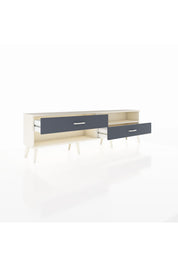 Arges TV Ünitesi Tek Raflı 2 Çekmeceli  176x30x51 Aytaşı-Aytaşı/Antrasit