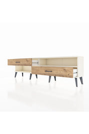 Arges TV Ünitesi Tek Raflı 2 Çekmeceli  176x30x51 Aytaşı-Aytaşı/Çam