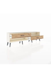 Arges TV Ünitesi Tek Raflı 2 Çekmeceli  176x30x51 Aytaşı-Aytaşı/Çam