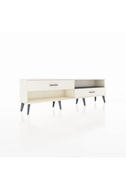 Arges TV Ünitesi Tek Raflı 2 Çekmeceli  176x30x51 Aytaşı-Antrasit/Aytaşı