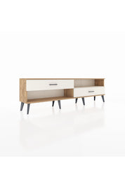 Arges TV Ünitesi Tek Raflı 2 Çekmeceli  176x30x51 Çam-Aytaşı/Aytaşı