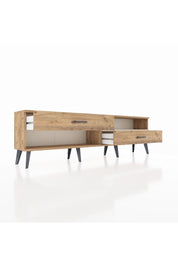 Arges TV Ünitesi Tek Raflı 2 Çekmeceli  176x30x51 Çam-Aytaşı/Çam