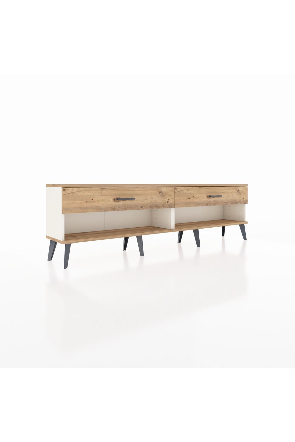 Arges TV Ünitesi 2 Çekmeceli  176x30x51 Aytaşı-Çam/Çam