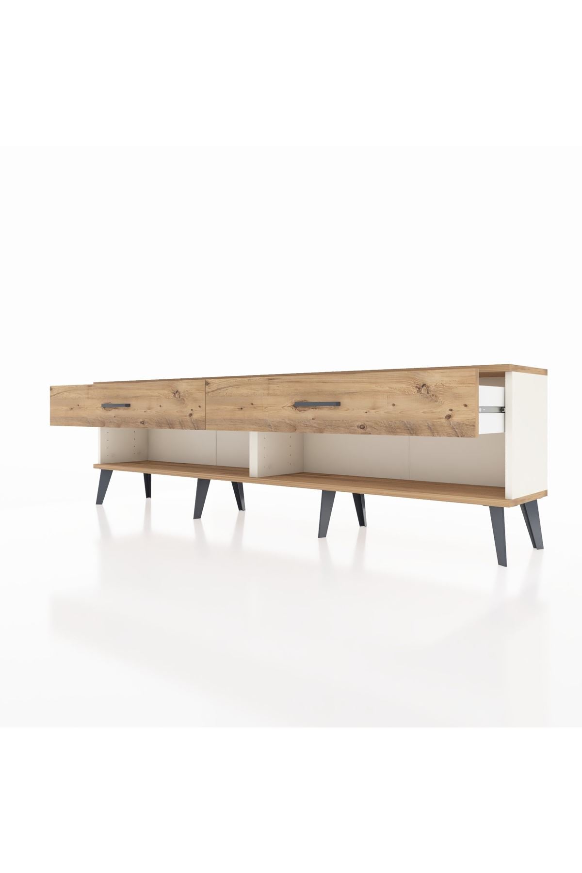 Arges TV Ünitesi 2 Çekmeceli  176x30x51 Aytaşı-Çam/Çam