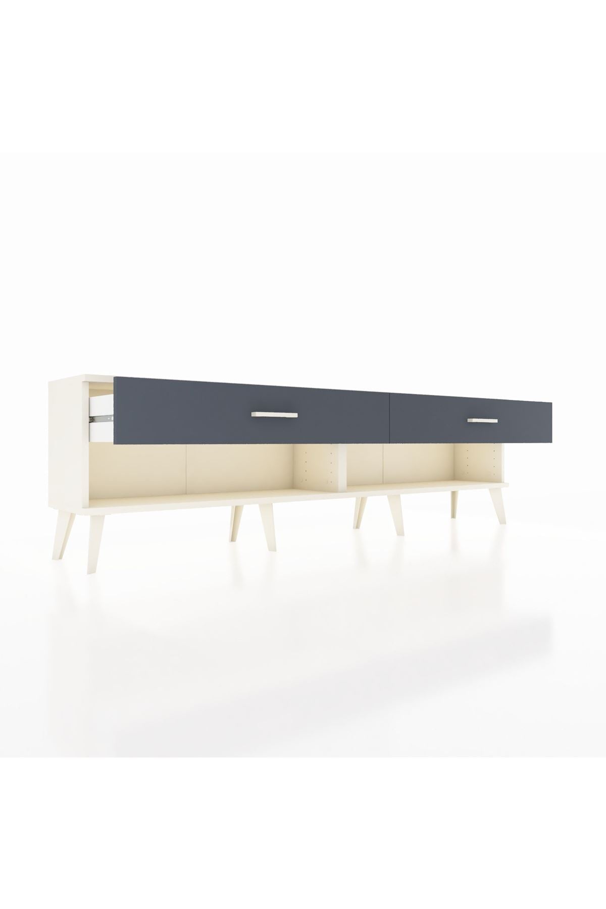 Arges TV Ünitesi 2 Çekmeceli  176x30x51 Aytaşı-Aytaşı/Antrasit