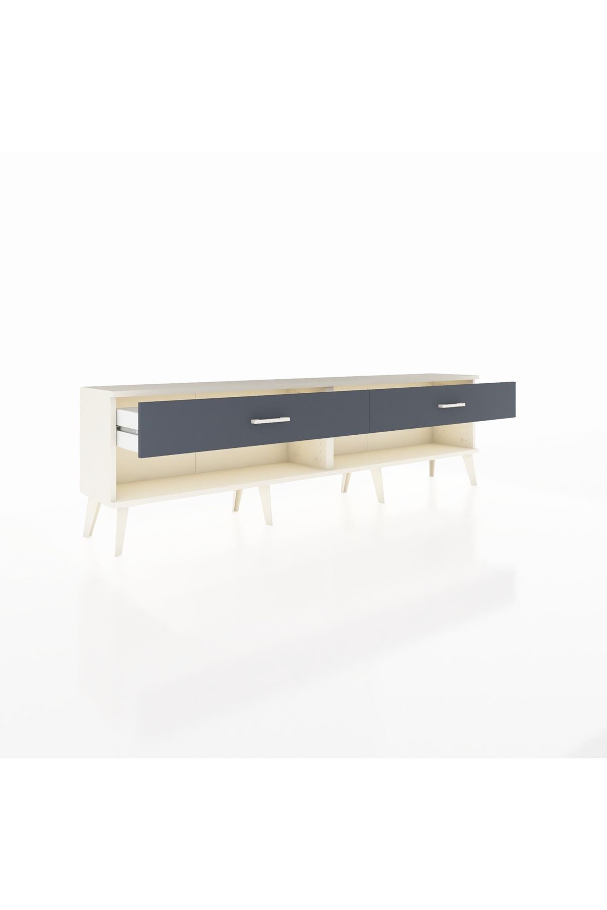 Arges TV Ünitesi 2 Çekmeceli  176x30x51 Aytaşı-Aytaşı/Antrasit