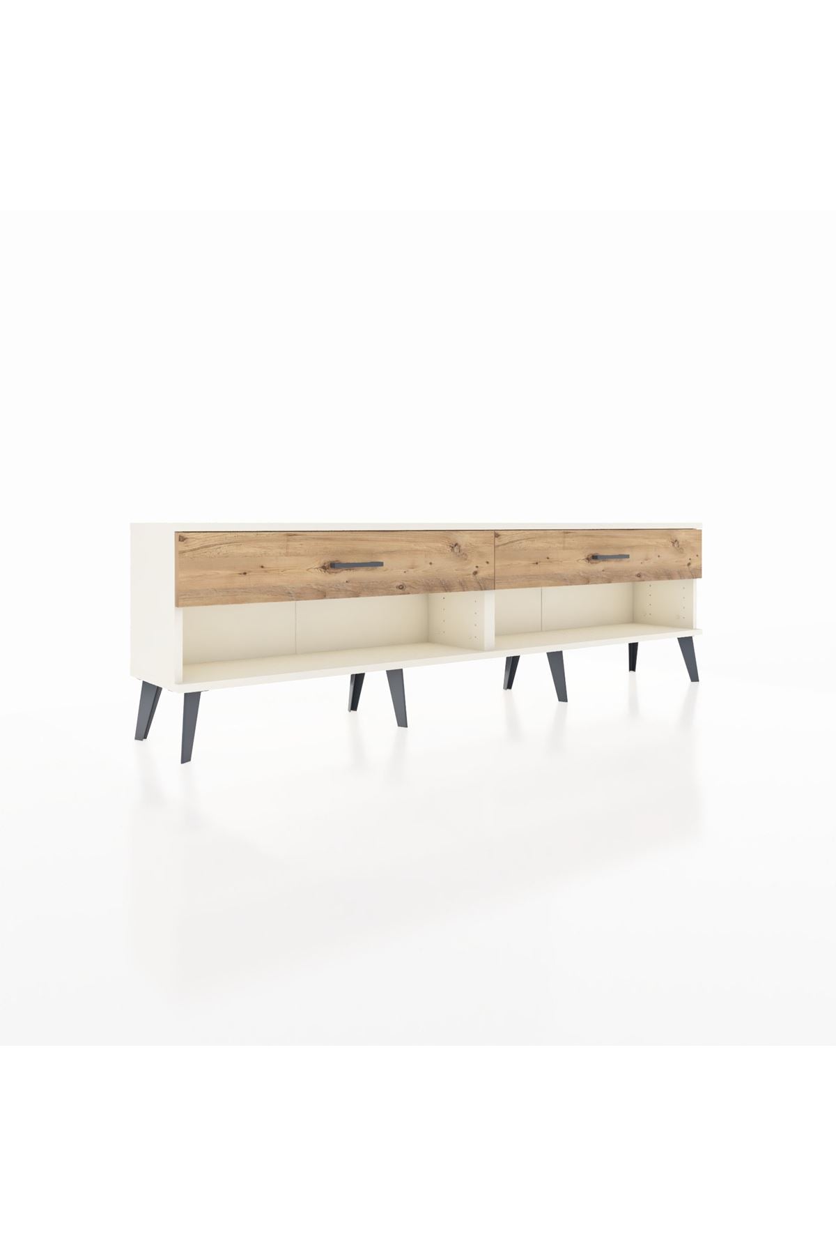 Arges TV Ünitesi 2 Çekmeceli  176x30x51 Aytaşı-Aytaşı/Çam