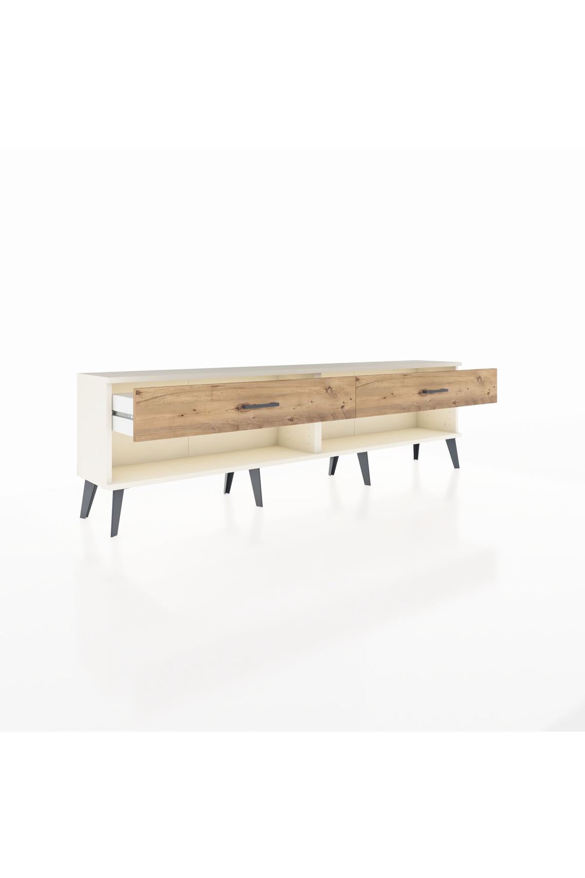 Arges TV Ünitesi 2 Çekmeceli  176x30x51 Aytaşı-Aytaşı/Çam