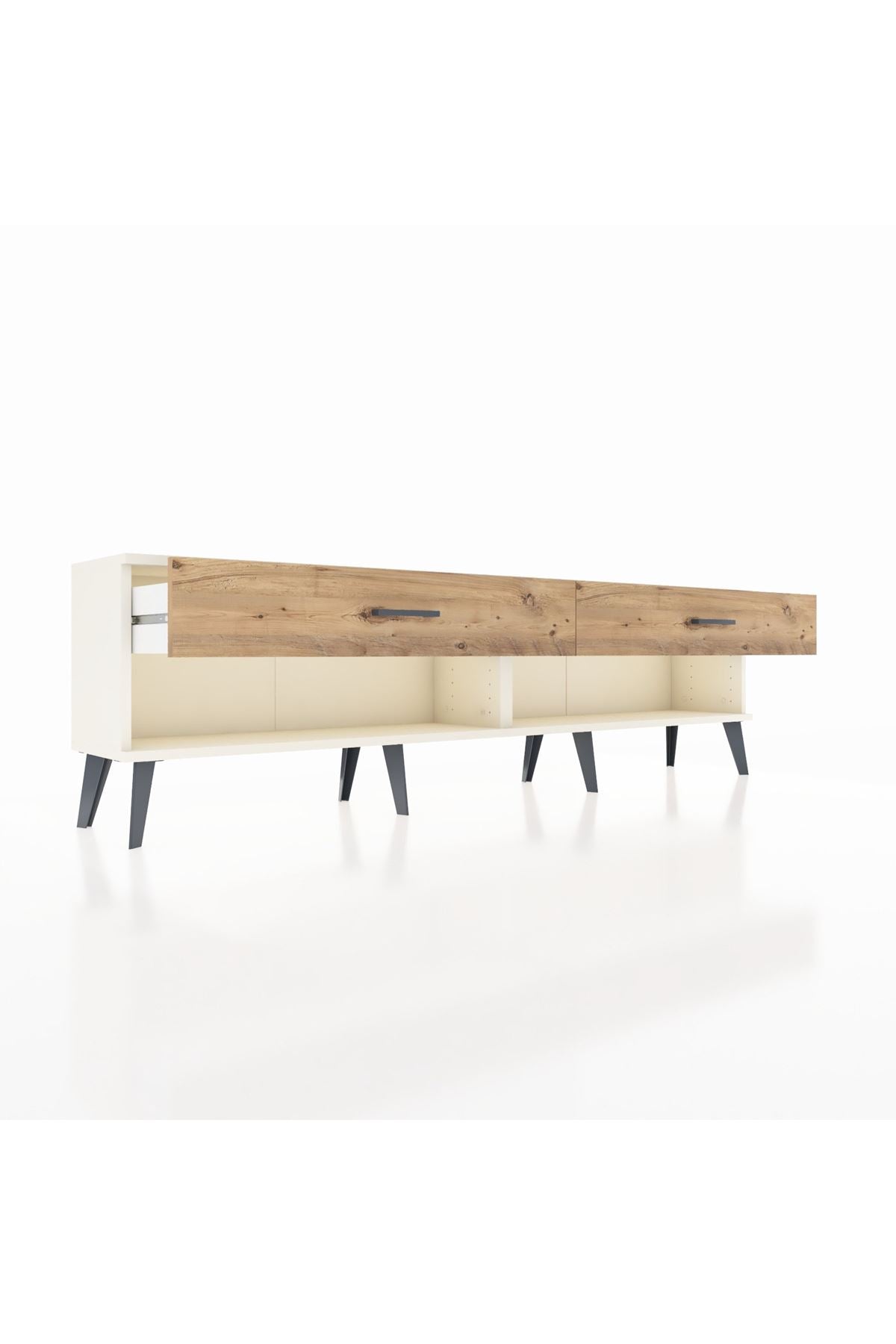 Arges TV Ünitesi 2 Çekmeceli  176x30x51 Aytaşı-Aytaşı/Çam