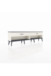 Arges TV Ünitesi 2 Çekmeceli  176x30x51 Aytaşı-Antrasit/Aytaşı