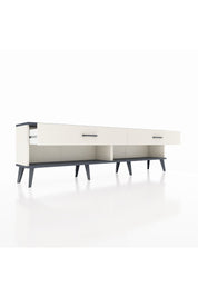 Arges TV Ünitesi 2 Çekmeceli  176x30x51 Aytaşı-Antrasit/Aytaşı