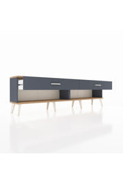 Arges TV Ünitesi 2 Çekmeceli  176x30x51 Antrasit-Çam/Antrasit