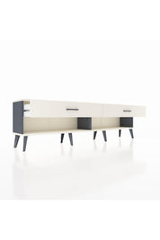 Arges TV Ünitesi 2 Çekmeceli  176x30x51 Antrasit-Aytaşı/Aytaşı