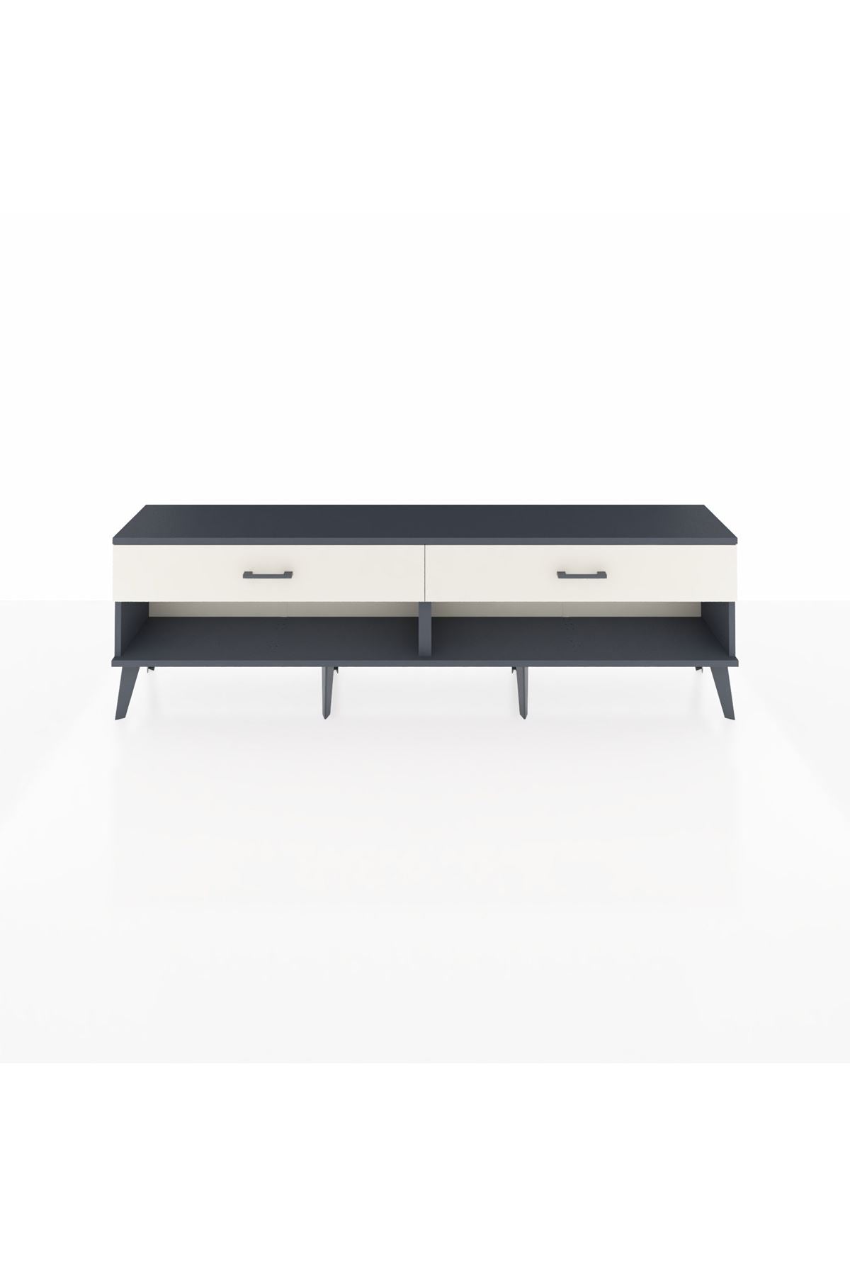 Arges TV Ünitesi 2 Çekmeceli  176x30x51 Antrasit-Antrasit/Aytaşı