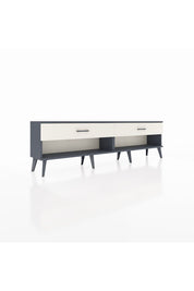 Arges TV Ünitesi 2 Çekmeceli  176x30x51 Antrasit-Antrasit/Aytaşı