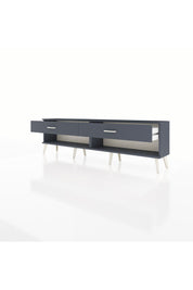 Arges TV Ünitesi 2 Çekmeceli  176x30x51 Antrasit-Antrasit/Antrasit